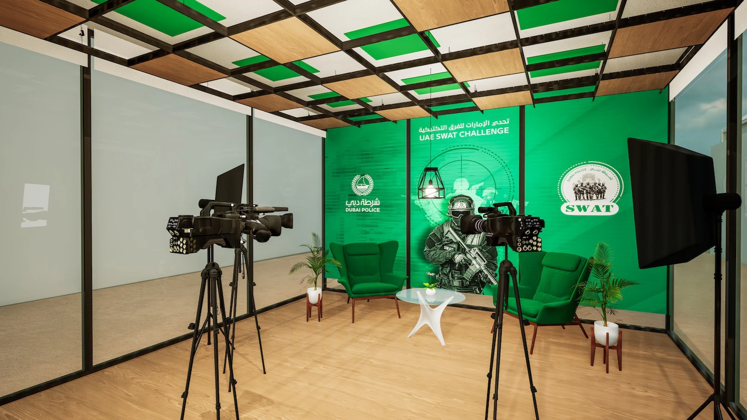 Dubai Police - swat challenge media studio - banner